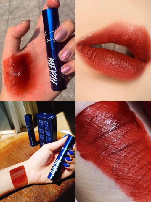 Son Kem Merzy V6 Classic Blue Be Your Self The First Velvet Tint [Vỏ Xanh Giới Hạn]