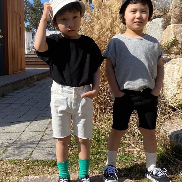Quần lửng kaki tua gấu cho bé trai và bé gái_mẫu mới