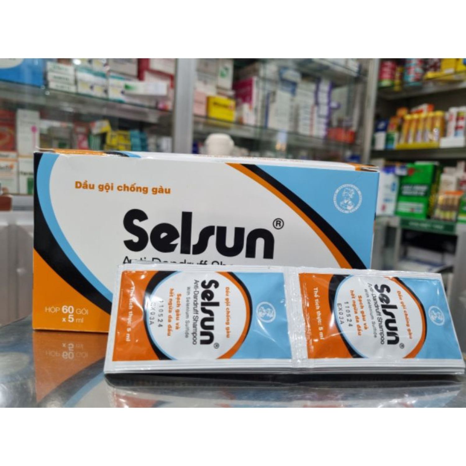 Dầu gội sạch selsun gói