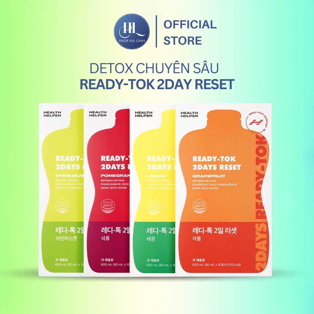 Detox thải độc giảm cân Ready Tok 2-Days Health Helper Hàn Quốc