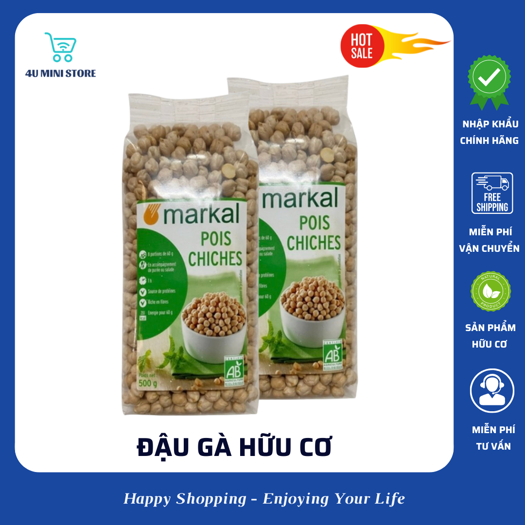 Đậu gà hữu cơ Markal – Nhập khẩu Pháp