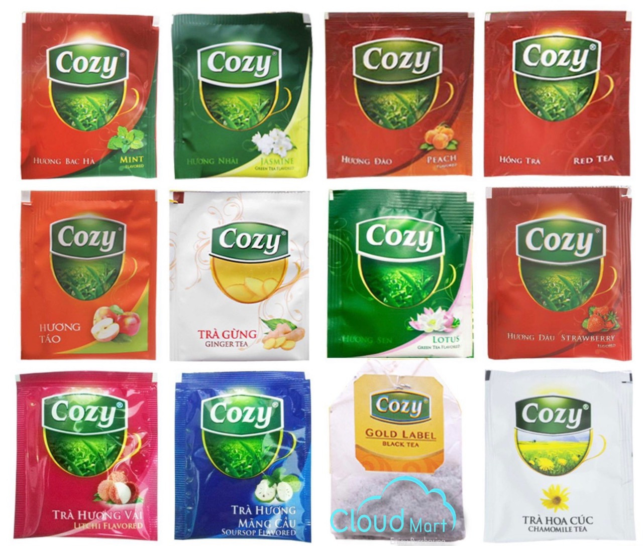 Trà Cozy túi lọc 25 túi*2g