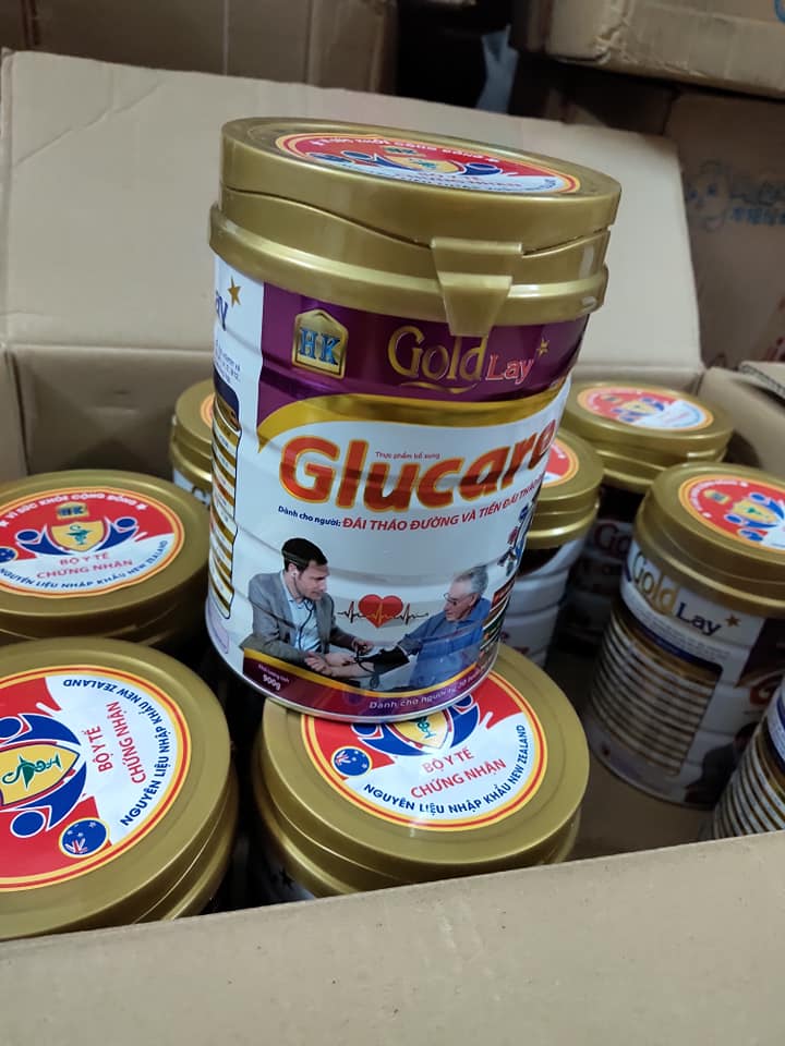 [Date 2026] Sữa tiểu đường Goldlay Glucare 900Gr - Dinh dưỡng cho người bị tiểu đường, tốt cho tim mạch