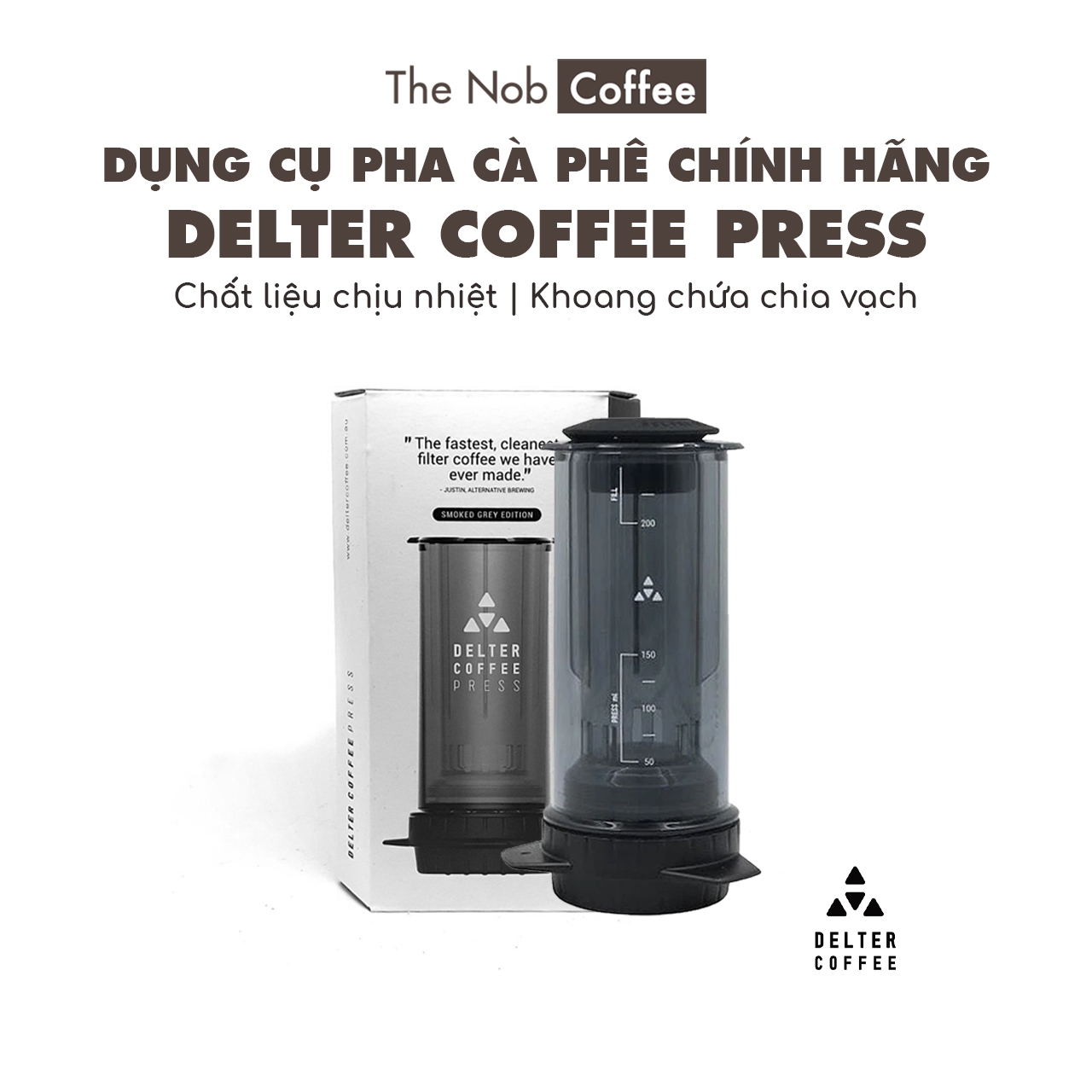 Delter Press chính hãng | Dụng cụ pha cà phê