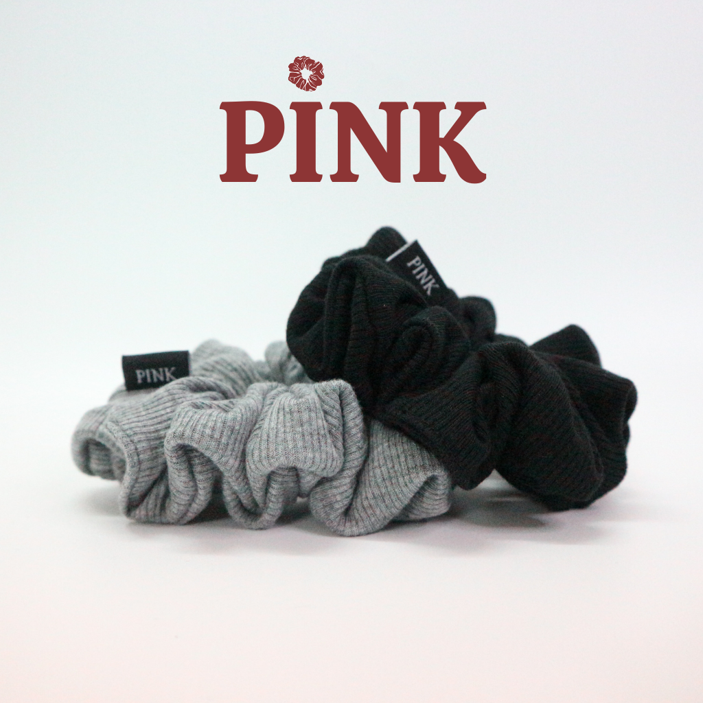 Scrunchies Dây Cột Tóc Thun Gân.
