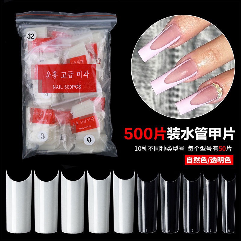 Móng tip tre ,móng nối đắp gel đắp bột túi 500 móng- tgn937