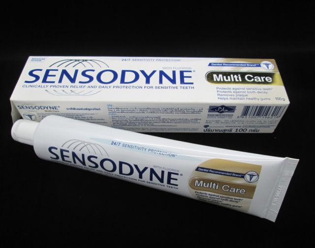 1 tube kem đánh răng Sensodyne multi care 100 g