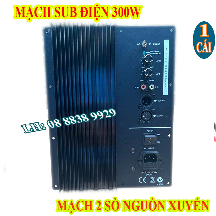 MẠCH KÉO LOA SUB SIÊU TRẦM 300W NGUỒN XUYẾN 2 SÒ CAO CẤP - GIÁ 1 MẠCH