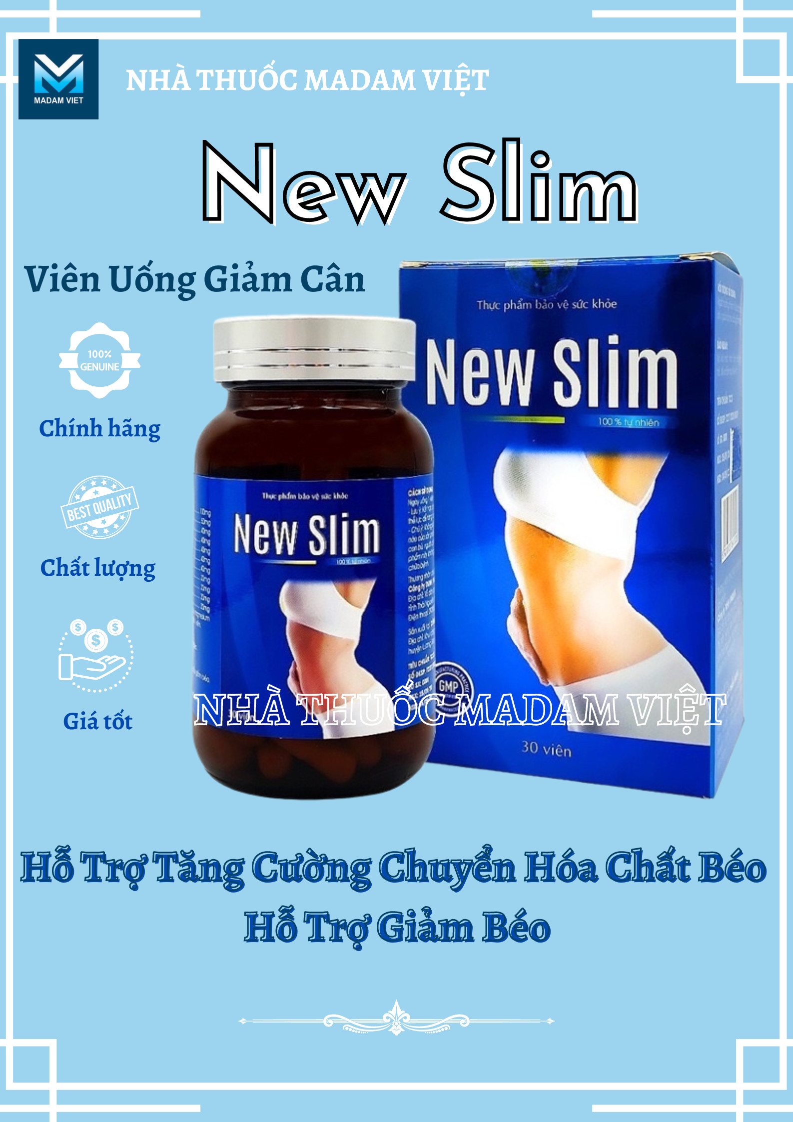 Viên uống giảm cân New Slim