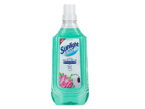 Nước lau sàn sunlight hương hoa hạ bạc hà 1kg