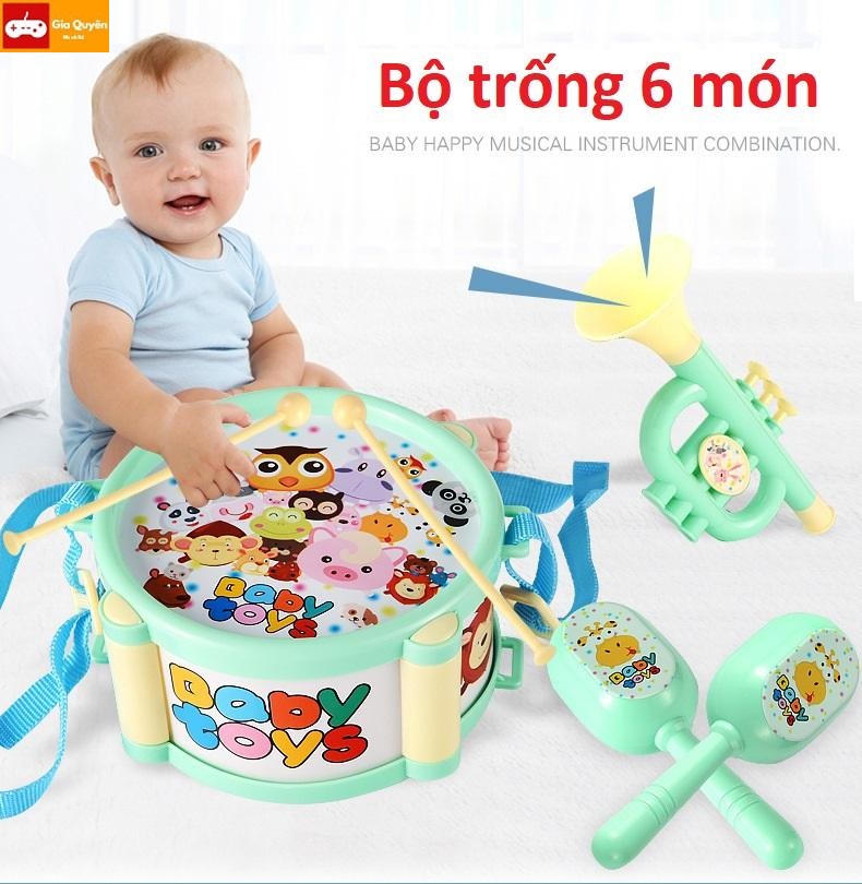 [HCM]Bộ đồ chơi trống kèn cho bé đồ chơi trống kèn cho béđồ chơi trống cho bé