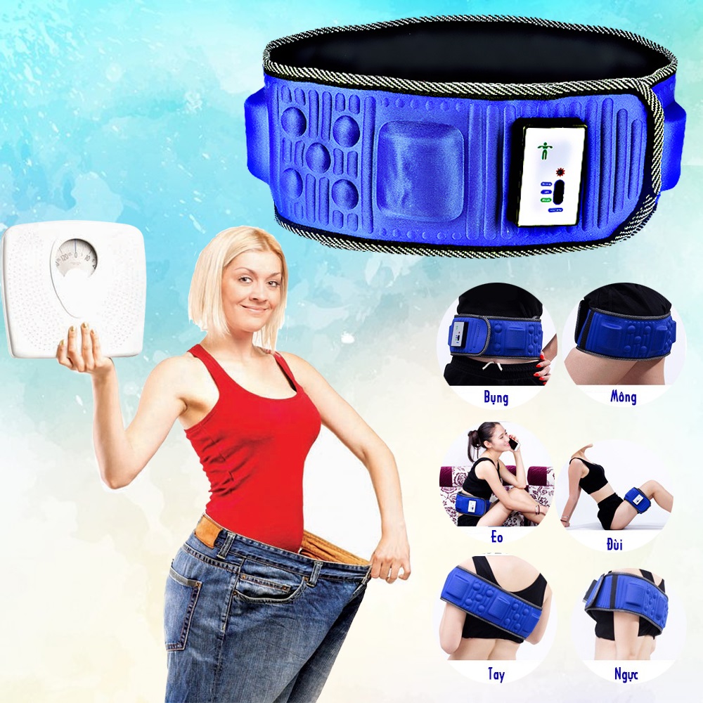 Đai massage bụng hàng mới tan mỡ nhanh số 1 USA Đai Massage Đánh Tan Mỡ Bụng, Đai Massage Giảm Béo X5 Giảm Béo Hiệu Quả Nhanh Chóng, An Toàn, Dễ Dàng Sử Dụng.