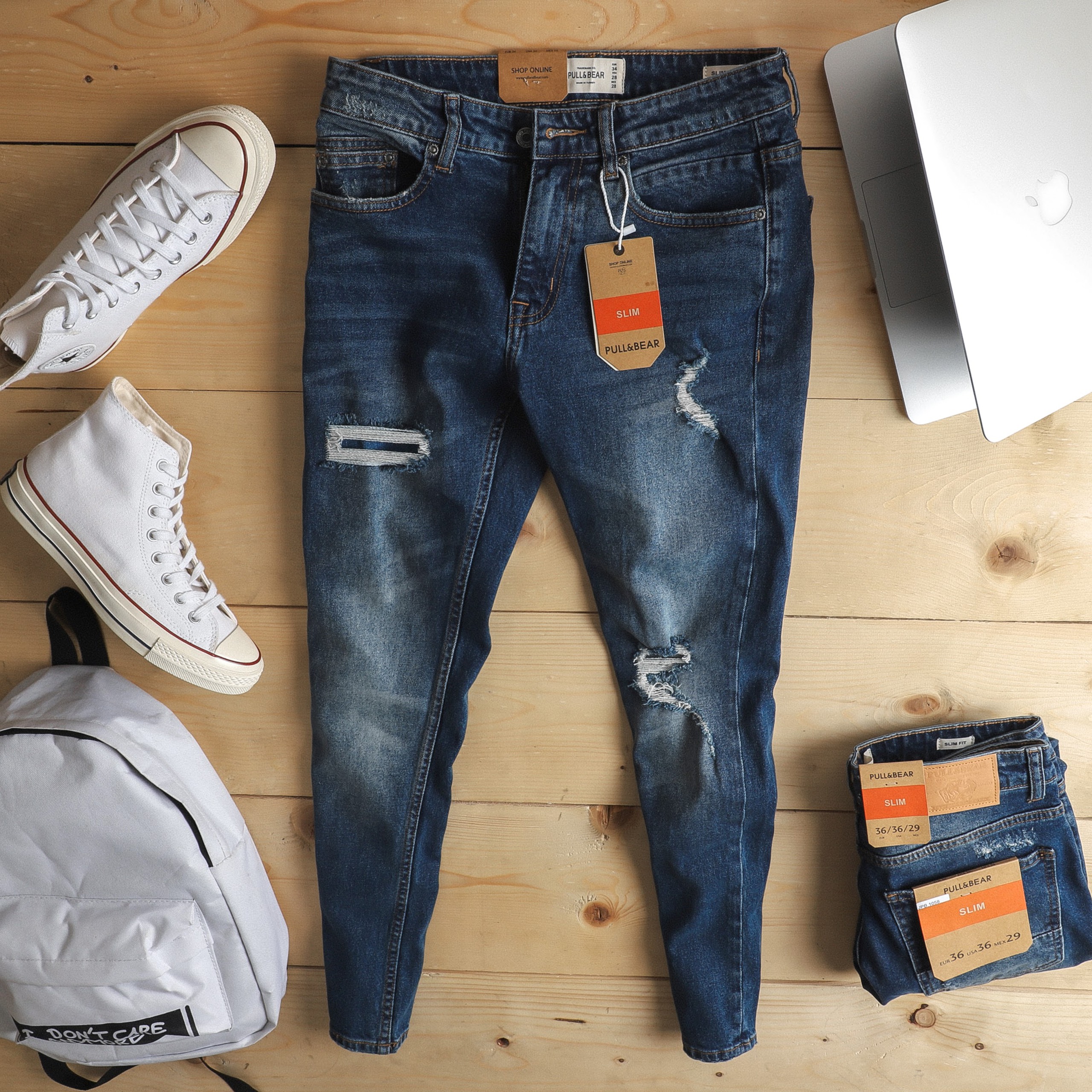 [HCM]Quần jean rách Pull&Bear 1058