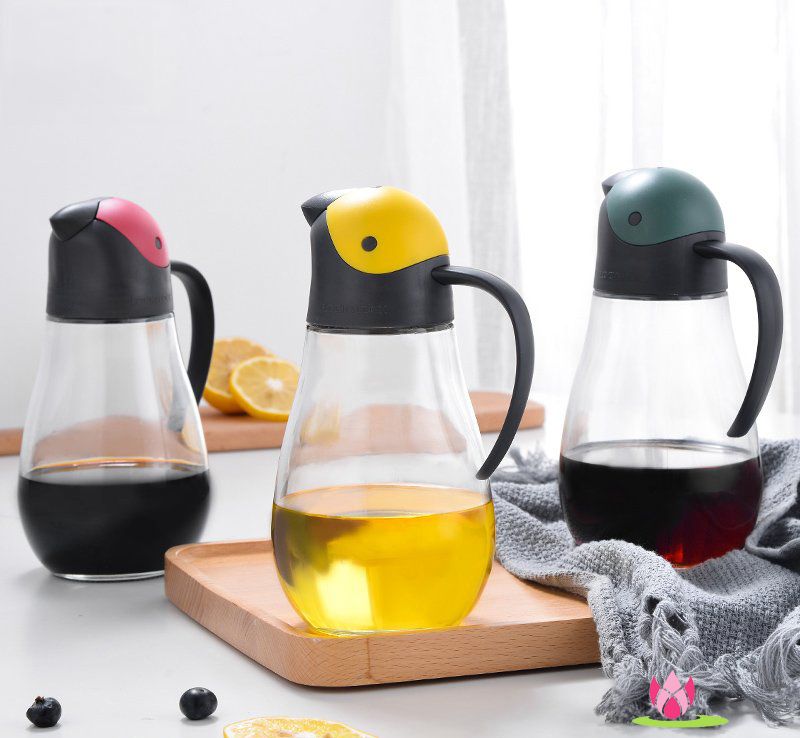Bình thủy tinh rót dầu lock&lock cko201 550ml