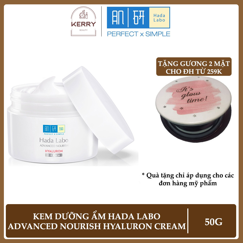 [HCM]Kem Dưỡng Ẩm Hada Labo Tối Ưu Cho Mọi Loại Da Advanced Nourish Hyaluron Cream 50G