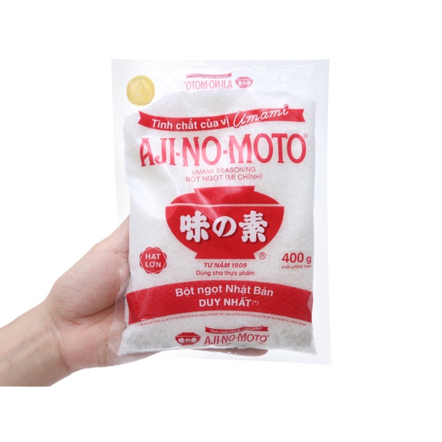 Bột ngọt Ajinomoto hạt lớn gói 400g