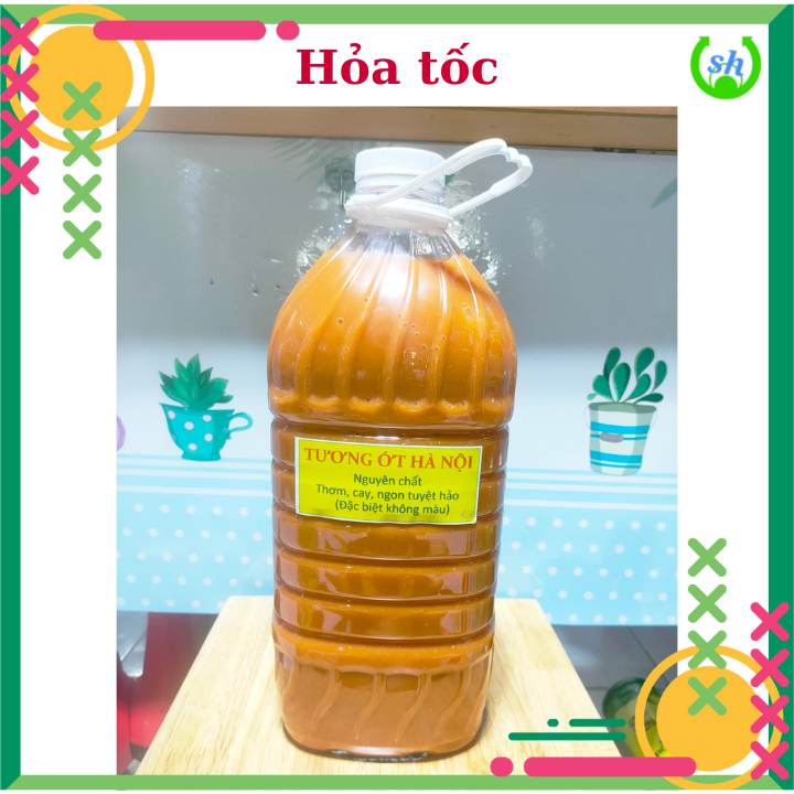 Tương ớt Bắc 🌶Tương ớt ăn phở🌶sỉ can 5L🌶 siêu cay