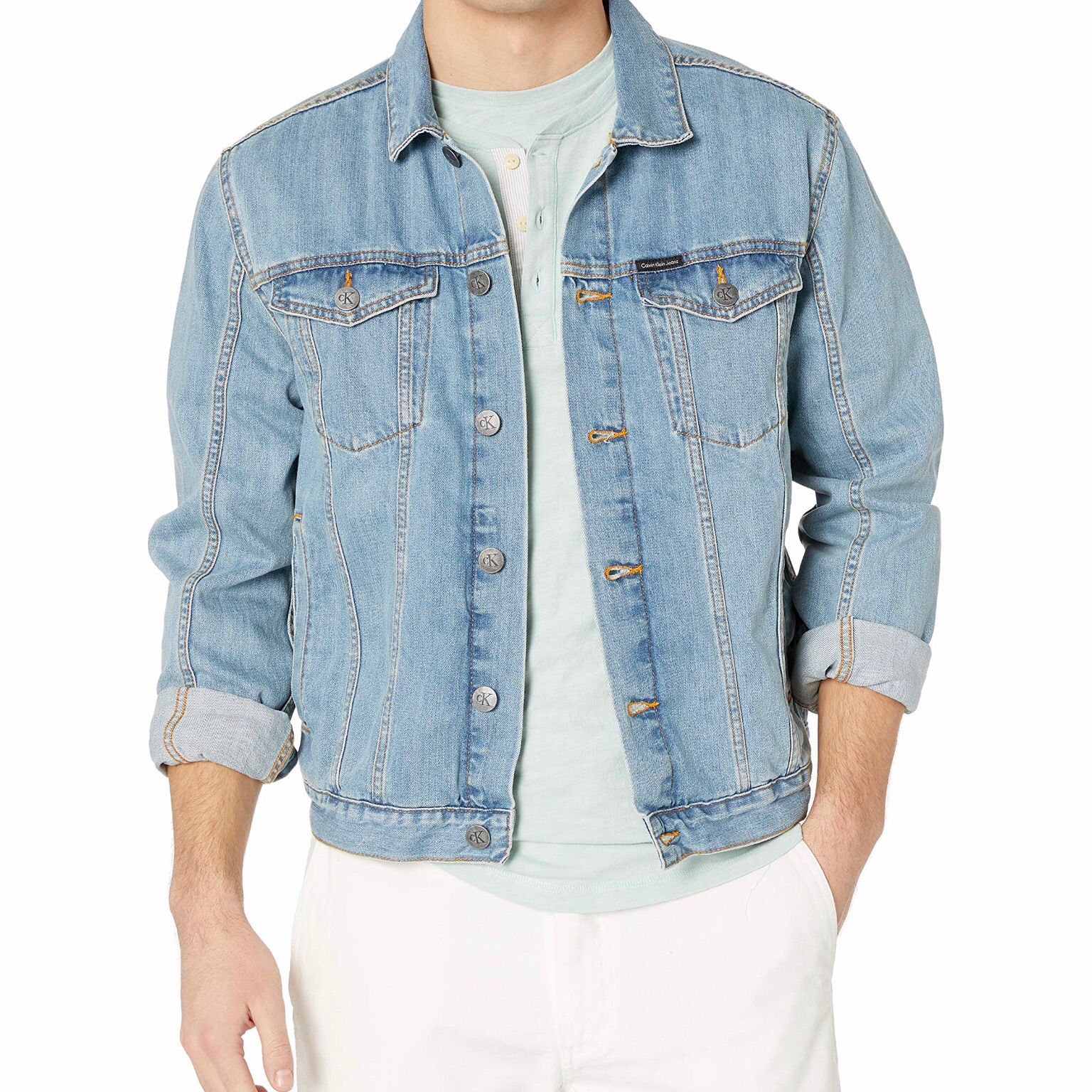 Áo jean nam calvin klein xách tay mỹ size: m