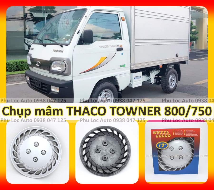 Bộ 4 cái chụp mâm bánh xe tải suzuki truck 500kg 700kg