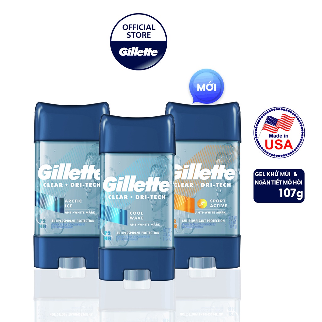 Khử mùi gillette mẫu mới nhất 2022 #usa #gillette