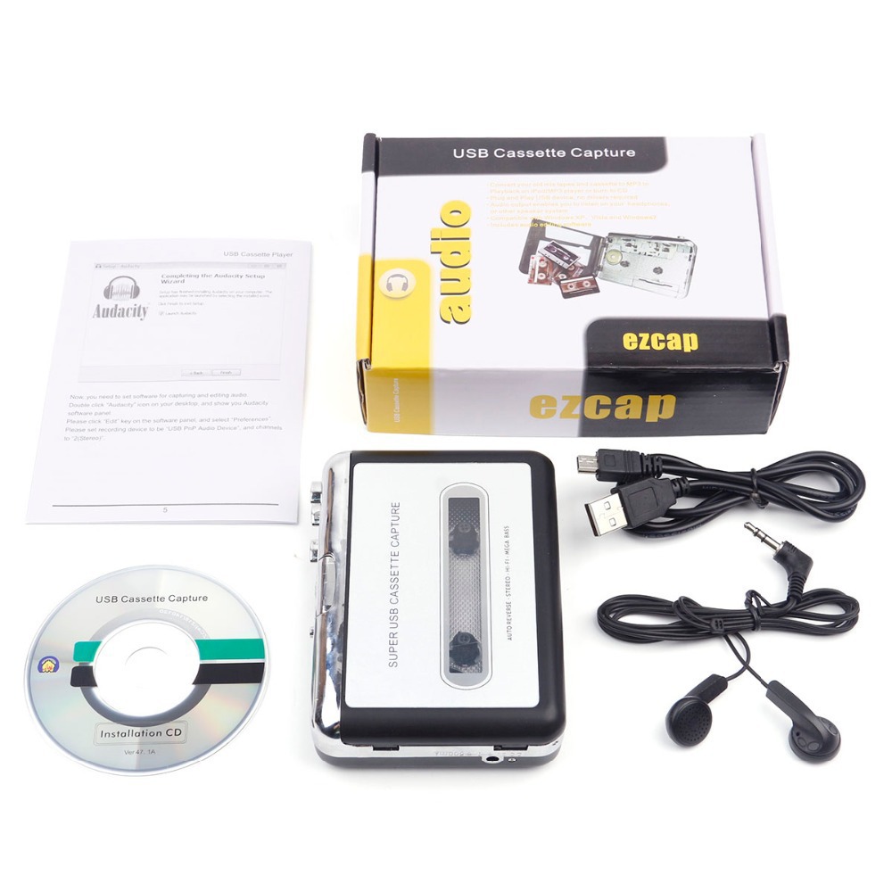 Usb Cassette Máy băng máy Walkman MP3 chuyển đổi Cassette chuyển đổi