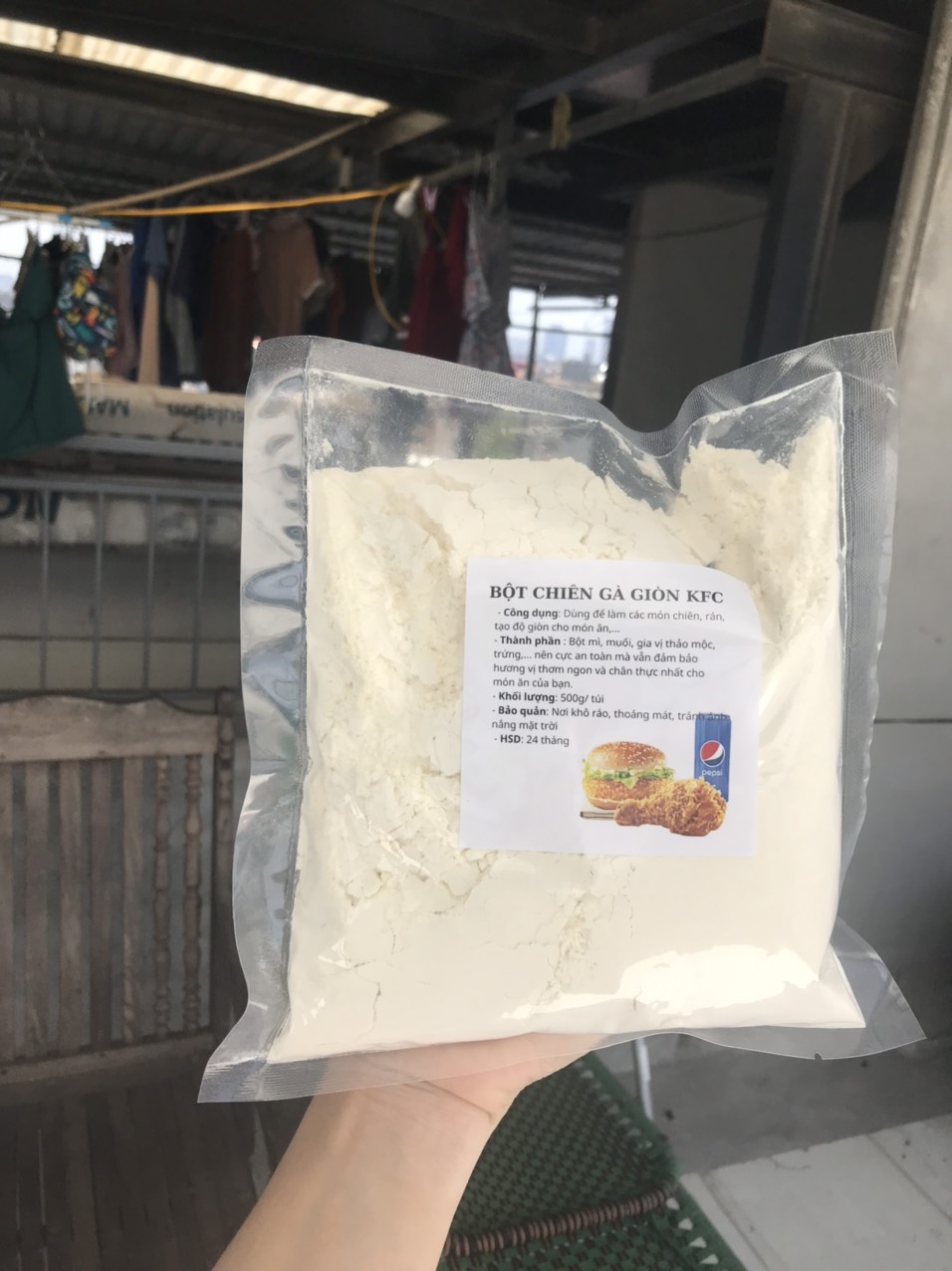 500g bột chiên gà giòn kfc