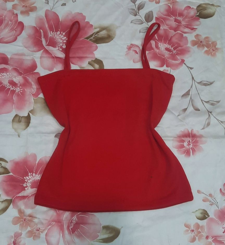 Áo 2 dây ngang croptop nữ - áo crotop nữ