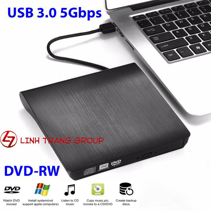 Ổ dvd-rw gắn ngoài usb 3.0