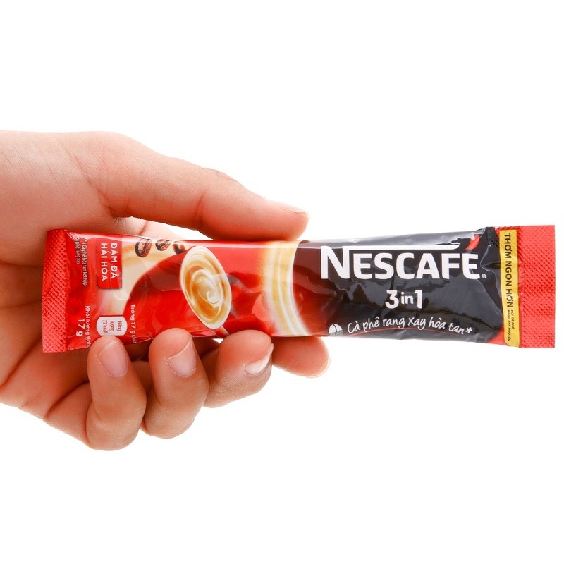1 gói cà phê hòa tan nescafé 3in1 vị nguyên bản