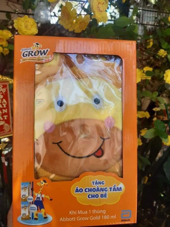 Áo choàng hươu grow cho bé