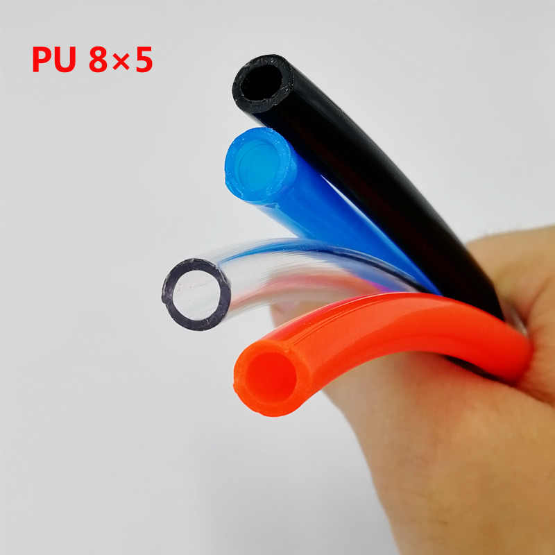 Dây hơi PU8x5 dùng trong khí nén dẫn nước dẫn khí đường kính trong 5mm đường kính ngoài 8mm