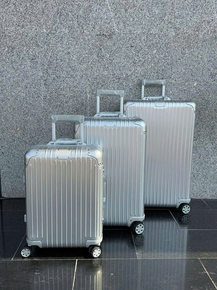  Vali nhôm đúc full nhôm kéo du lịch nhôm đúc Siêu Cấp 