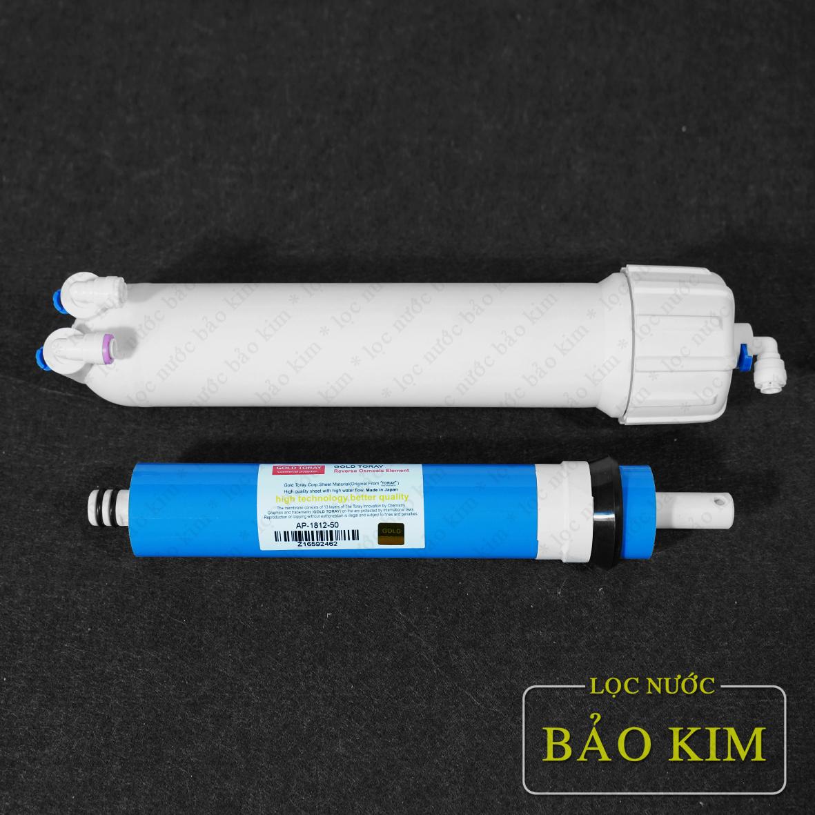 [HCM]Bộ vỏ màng - Màng lọc - Lõi lọc thẩm thấu ngược - Lõi lọc R.O Gold Toray - Japan