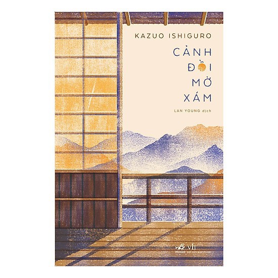 Sách - cảnh đồi mờ xám