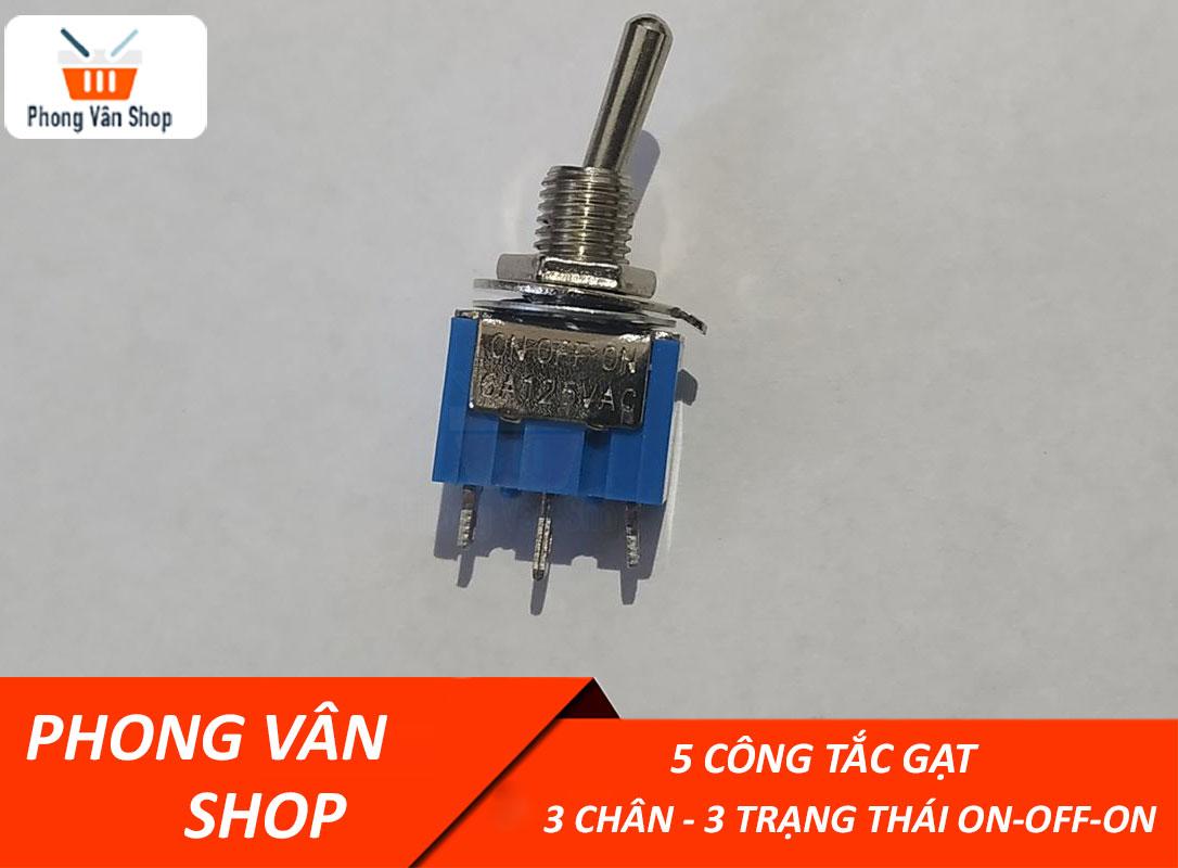 Công tắc gạt 3 chân - 3 trạng thái - ON-OFF-ON