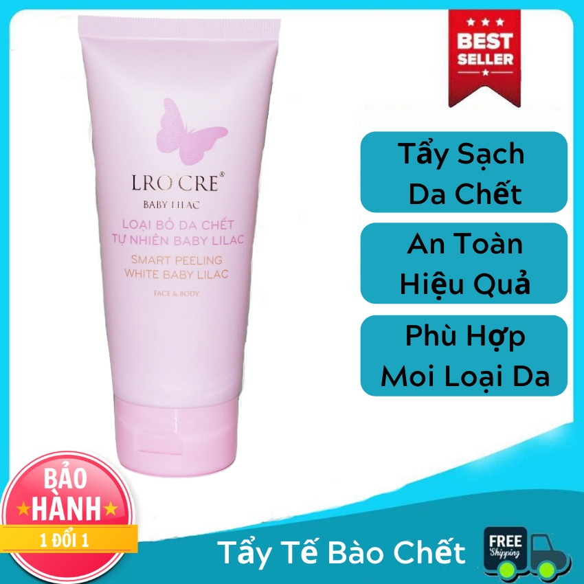 Tẩy tế bào chết BaBy Lilac làm sạch trắng da