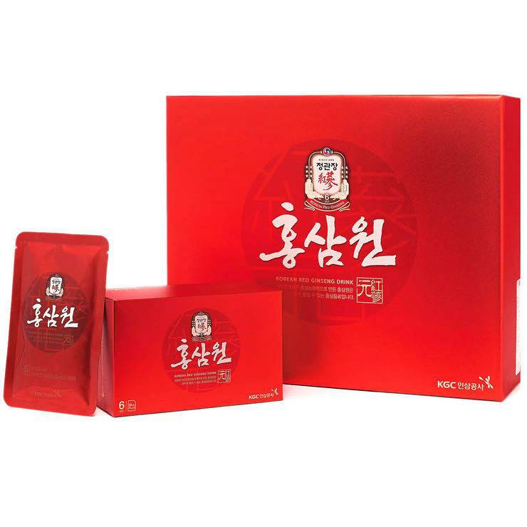 Nước hồng sâm kgc korean red dinseng drink hộp 30 gói 70ml