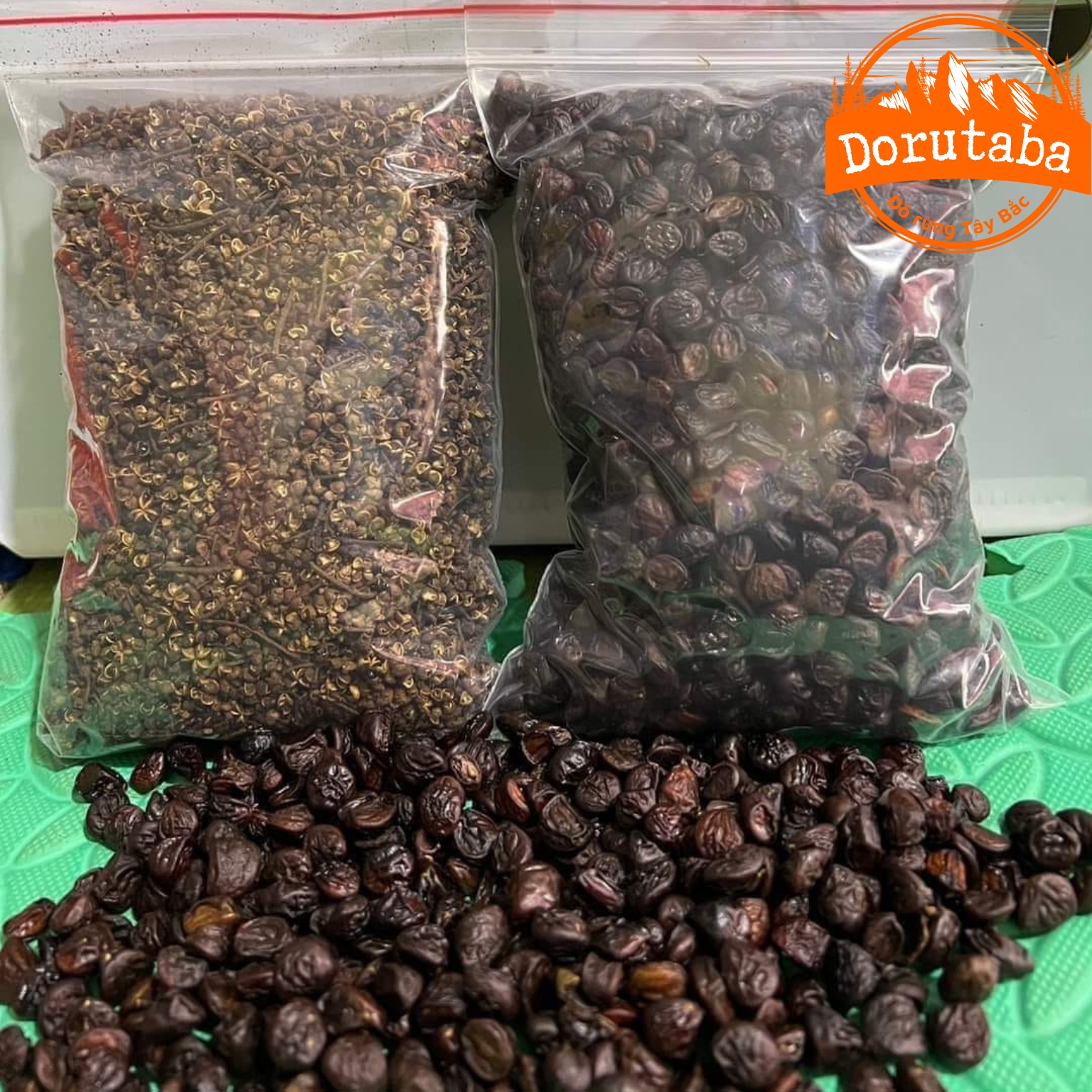 Combo Gia vị tây bắc: Mắc khén, hạt dổi, mắc mật. Mắc khén ba cánh, hạt dổi nếp rừng cổ thụ, mắc mật khô