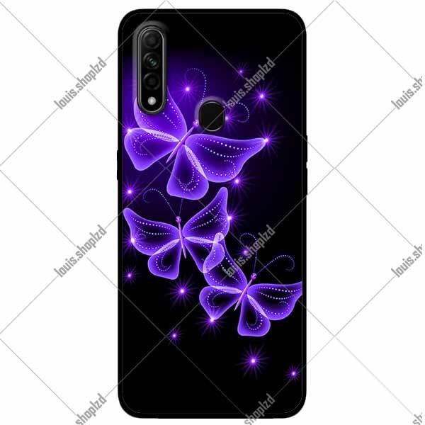 Ốp lưng oppo a31 2020 - a8 2020 - bướm tím