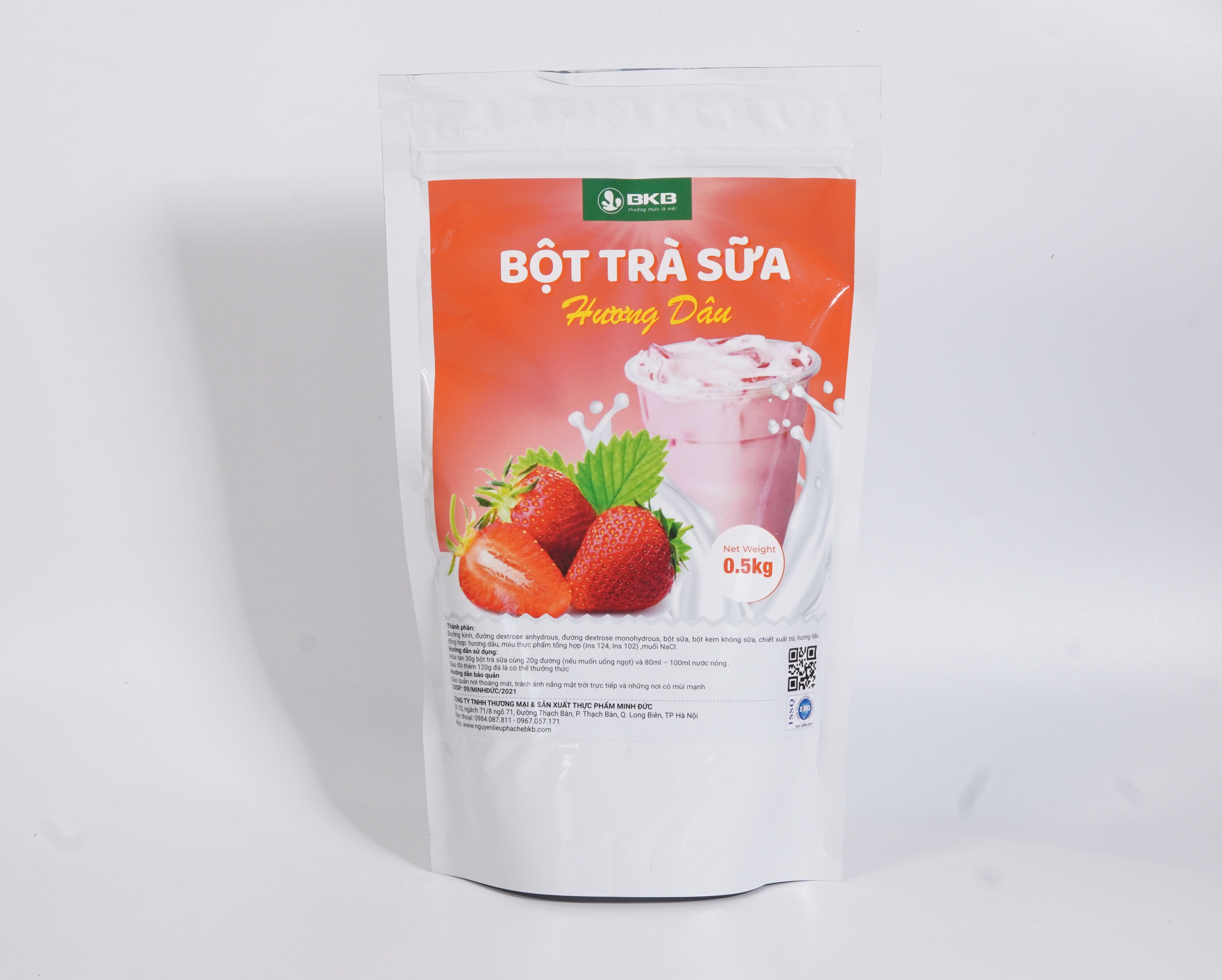 Bột trà sữa pha sẵn tiện lợi gói 500gr BKB