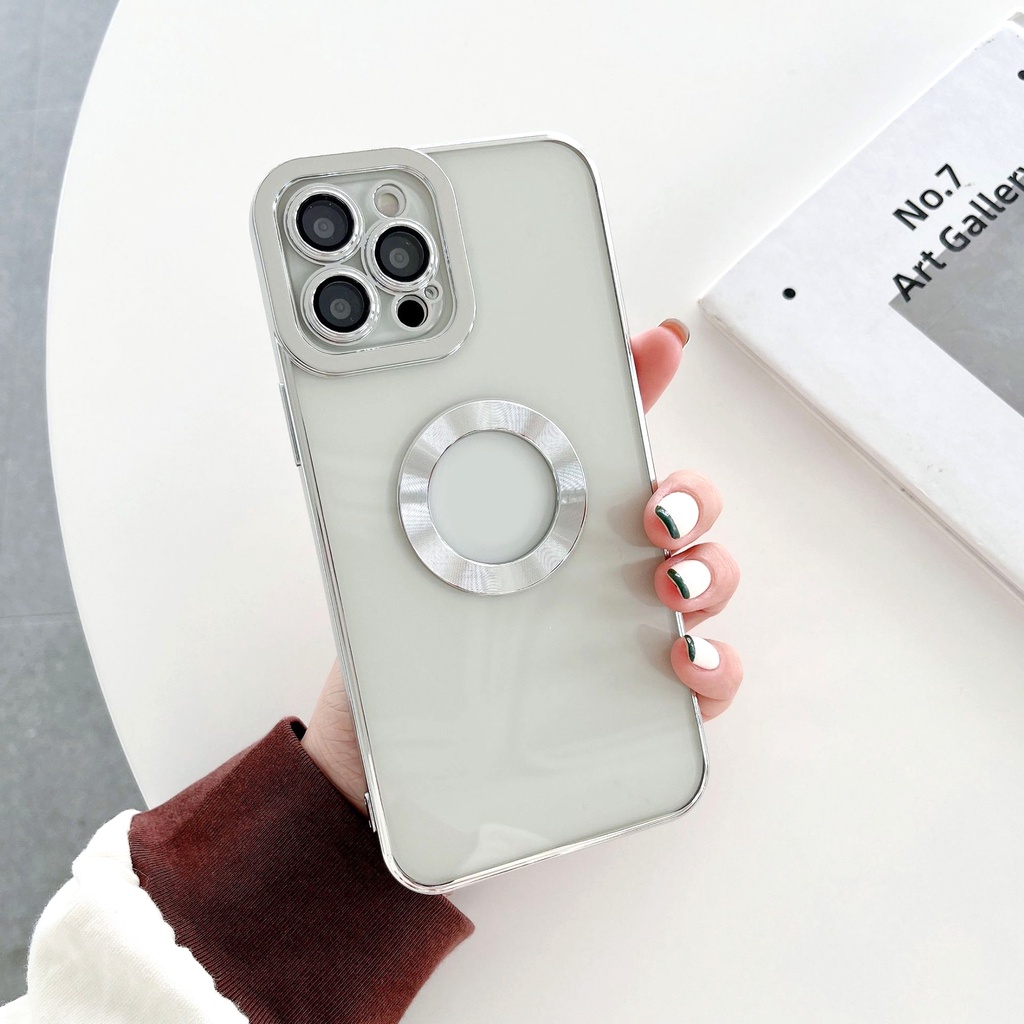 Ốp điện thoại iphone hở táo viền vuông mạ màu, kính bảo về camera cho ip /7/7plus/8/8plus/x/xs/xsmax/11/12/13/14/pro/max/plus/promax