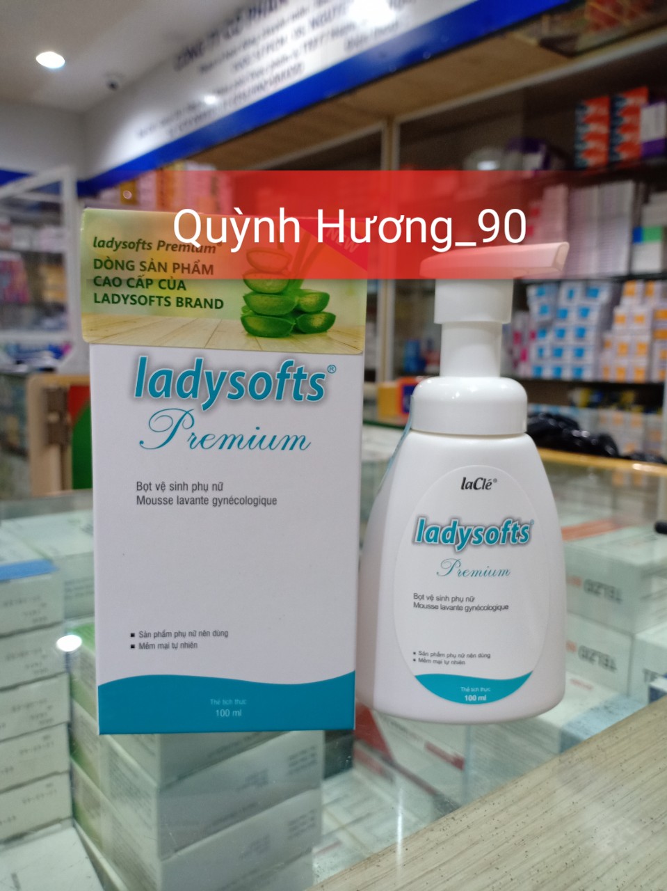Bọt vệ sinh cao cấp ladysofts premium 100ml