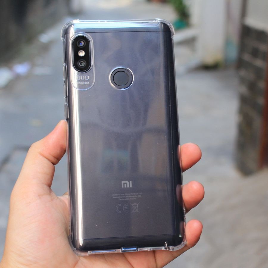 Ốp lưng redmi note 5/ note 5 pro tpu 6d dẻo chống sốc trông suốt.