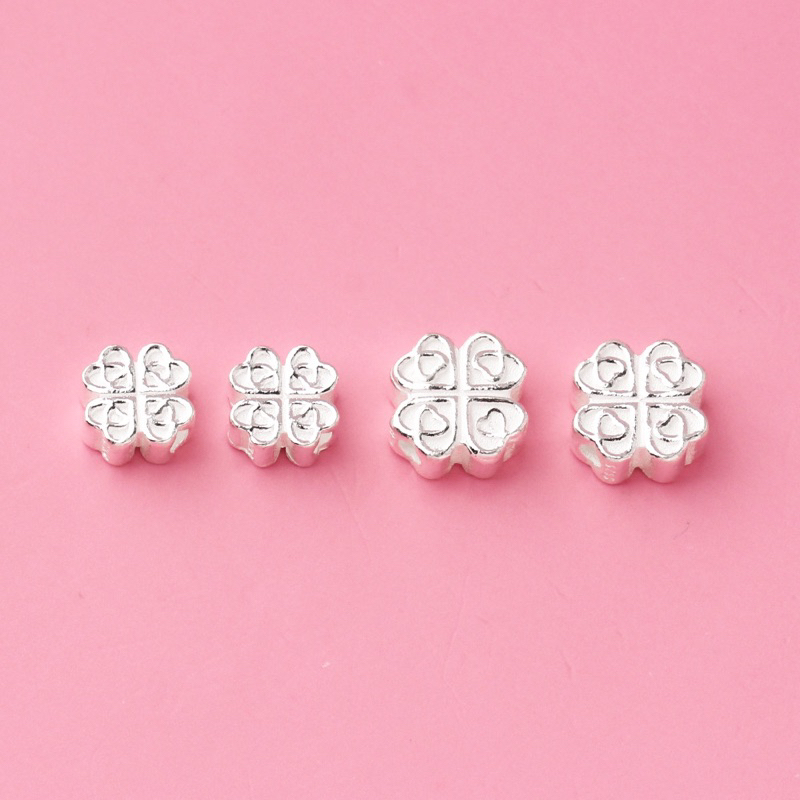 Charm bạc cỏ 4 lá - mh075