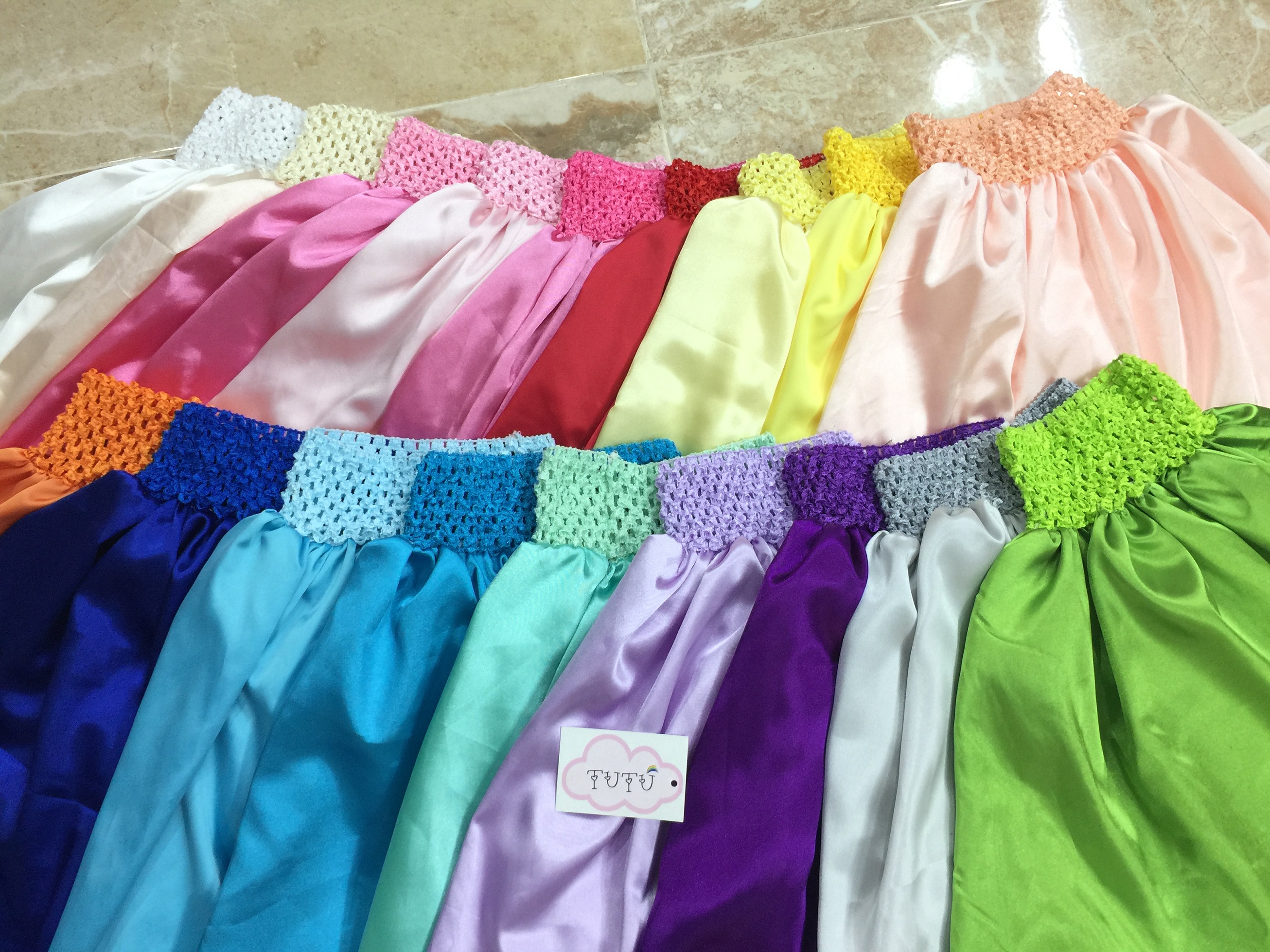 Thân chun 7cm có lót làm váy tutu