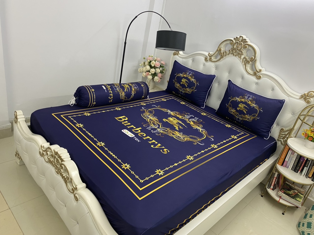 Bộ drap thun gối thun ý 5d cao cấp , mát lạnh, thấm hút tốt.""