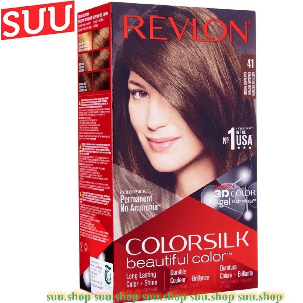 Thuốc nhuộm tóc Revlon số 41 màu nâu vừa