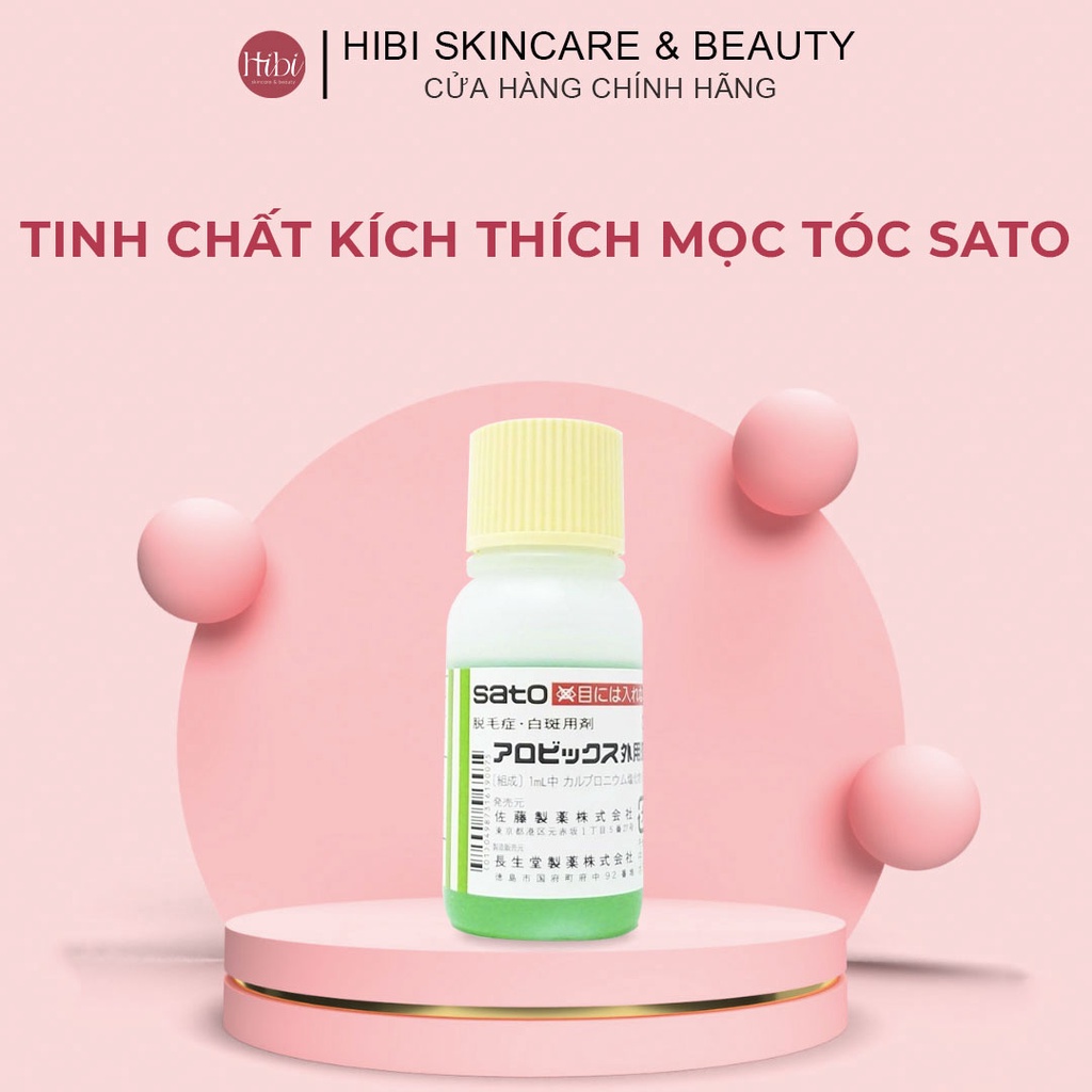 Tinh chất kích thích mọc tóc sato thảo dư.ợc nhật bản arovics solutions 5% - 30ml