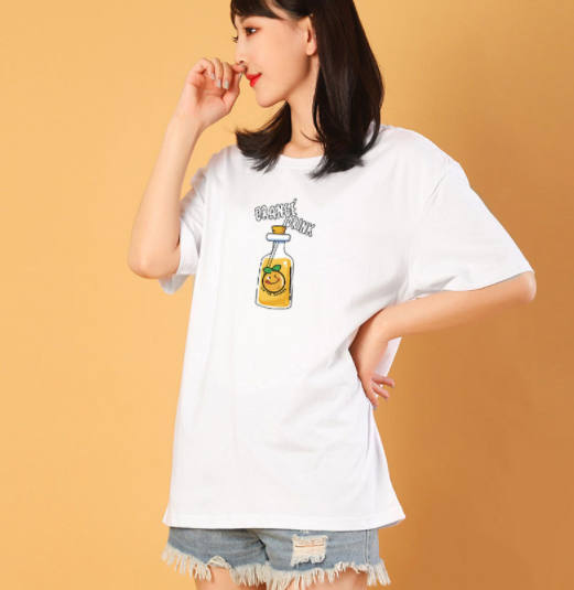 [FREE SHIP TOÀN QUỐC] Áo thun nữ form rộng tay lỡ unisex - Áo thun orange soda giá rẻ