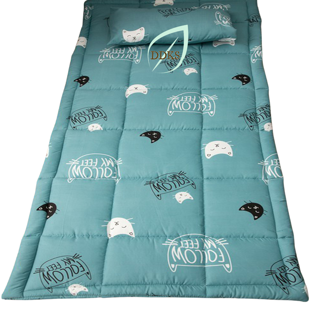 Nệm ngủ văn phòng gấp gọn 1 người nằm 190cm x 100cm tiện lợi gọn nhẹ mang đi mọi nơi